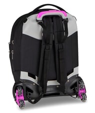 SEVEN PLUMPY LINE GIRL Double-sided trolley backpack Black - Backpack trolleys - 4