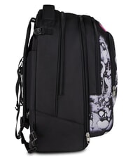 SEVEN PLUMPY LINE GIRL Double-sided trolley backpack Black - Backpack trolleys - 7