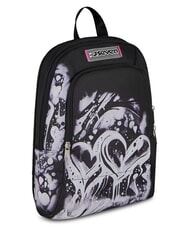 SEVEN PLUMPY LINE GIRL Double-sided trolley backpack Black - Backpack trolleys - 8