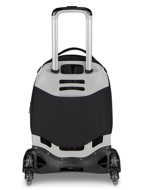 PLUMPY LINE BOY Double backpack with trolley Black - Backpack trolleys
