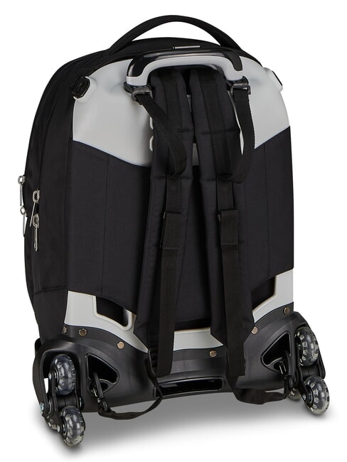 PLUMPY LINE BOY Double backpack with trolley Black - Backpack trolleys