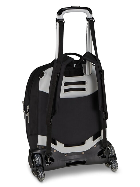 PLUMPY LINE BOY Double backpack with trolley Black - Backpack trolleys