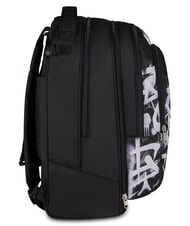 SEVEN PLUMPY LINE BOY Double backpack with trolley Black - Backpack trolleys - 7