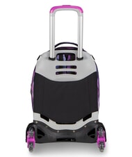 SEVEN PINK FUSION Detachable trolley backpack rose - Backpack trolleys - 3
