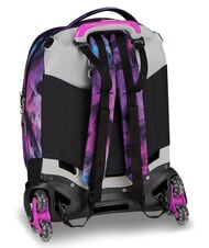 SEVEN PINK FUSION Detachable trolley backpack rose - Backpack trolleys - 4