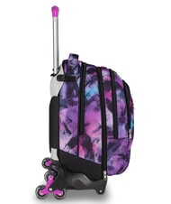 SEVEN PINK FUSION Detachable trolley backpack rose - Backpack trolleys - 6