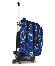 SEVEN ELECTRICVIBE BOY Triple Wheel Trolley Backpack Bluedeep - Backpack trolleys - 6