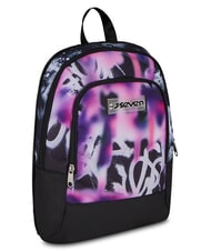 SEVEN BUZZY NOTE GIRL Trolley backpack, split and detachable CYCLAMIN - Backpack trolleys - 8