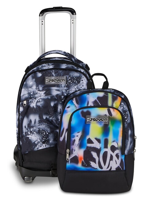 BUZZY NOTE BOY 3-in-1 backpack PINENEEDLE - Backpack trolleys