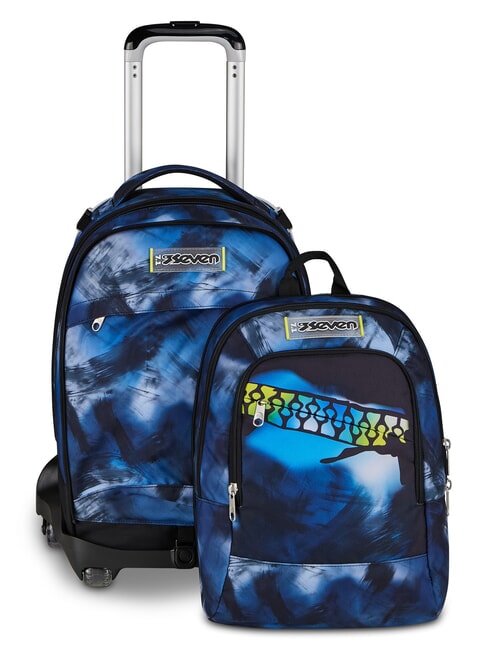 BLU FUSION 3-in-1 trolley backpack fluffy turquoise - Backpack trolleys