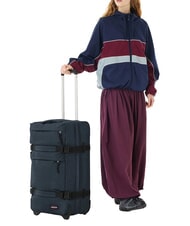 EASTPAK TRANSIT'R PLUS M Medium trolley tripledenim - Semi-rigid Trolley Cases - 6