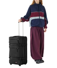 EASTPAK TRANSIT'R PLUS M Medium trolley BLACK - Semi-rigid Trolley Cases - 6