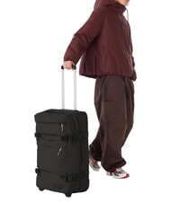 EASTPAK TRANSIT'R PLUS M Medium trolley tarp black2 - Semi-rigid Trolley Cases - 6