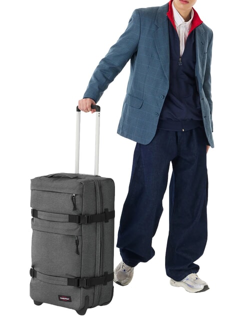 TRANSIT'R PLUS M Medium trolley BlackDenim - Semi-rigid Trolley Cases