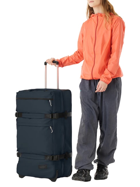 TRANSIT'R PLUS L Large trolley navy tarp - Semi-rigid Trolley Cases