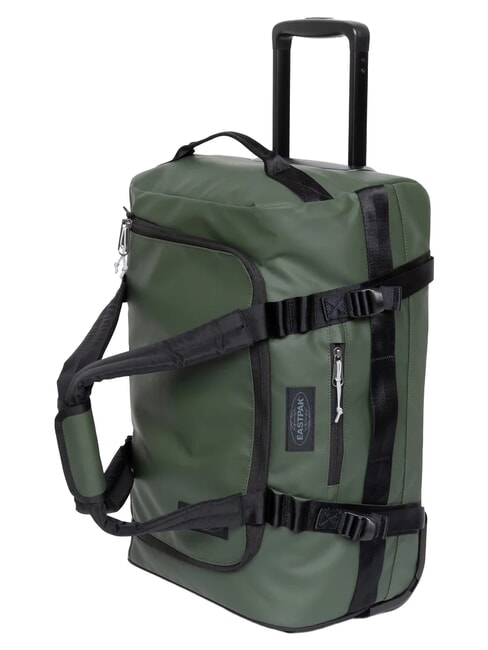 DUFFEL PACK WHEEL S Small water-repellent duffel bag trolley tarp forest - Hand luggage