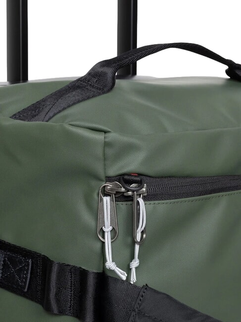 DUFFEL PACK WHEEL S Small water-repellent duffel bag trolley tarp forest - Hand luggage