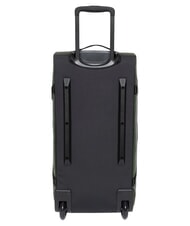 EASTPAK DUFFEL PACK WHEEL M Medium water-repellent duffel bag trolley tarp forest - Semi-rigid Trolley Cases - 4