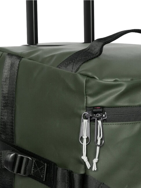 DUFFEL PACK WHEEL M Medium water-repellent duffel bag trolley tarp forest - Semi-rigid Trolley Cases