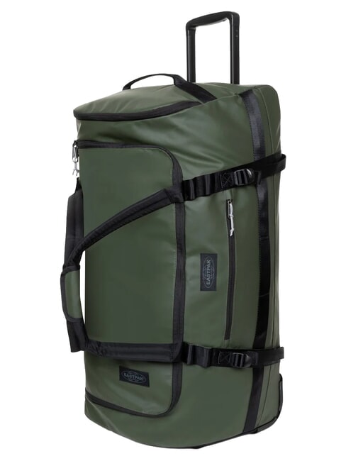 DUFFEL PACK WHEEL L Large water-repellent duffel bag trolley tarp forest - Semi-rigid Trolley Cases