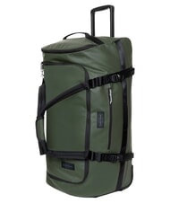 EASTPAK DUFFEL PACK WHEEL L Large water-repellent duffel bag trolley tarp forest - Semi-rigid Trolley Cases - 3