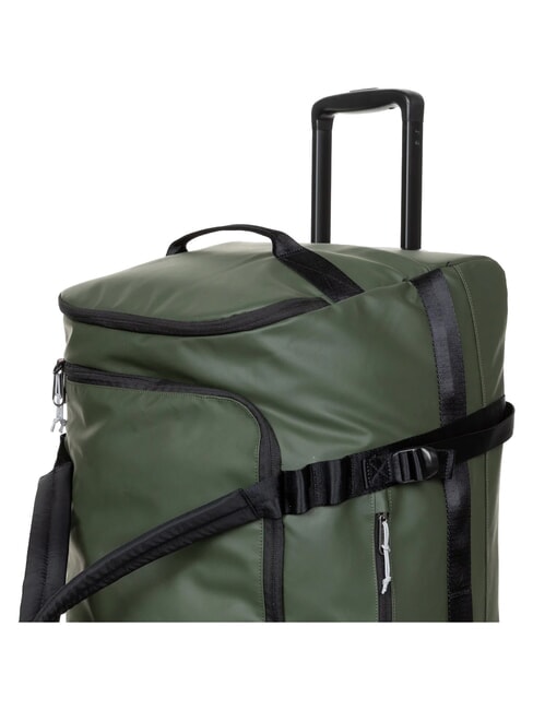 DUFFEL PACK WHEEL L Large water-repellent duffel bag trolley tarp forest - Semi-rigid Trolley Cases