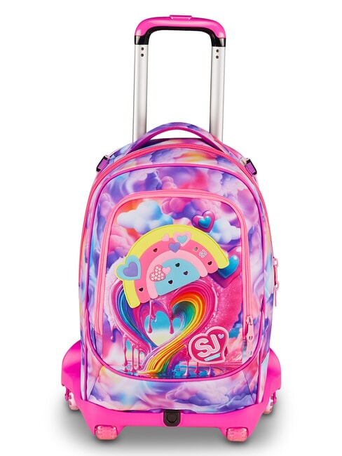 JOYFUL PINS GIRL 3 in 1 Trolley Backpack fuxiafluo - Backpack trolleys