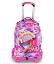 SJGANG JOYFUL PINS GIRL 3 in 1 Trolley Backpack fuxiafluo - Backpack trolleys - 2