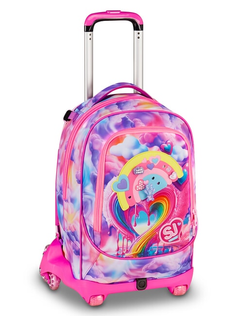 JOYFUL PINS GIRL 3 in 1 Trolley Backpack fuxiafluo - Backpack trolleys