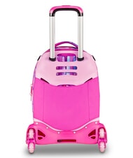 SJGANG JOYFUL PINS GIRL 3 in 1 Trolley Backpack fuxiafluo - Backpack trolleys - 4