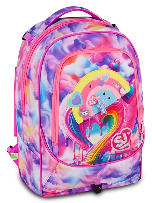 JOYFUL PINS GIRL 3 in 1 Trolley Backpack fuxiafluo - Backpack trolleys