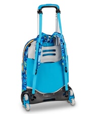 SJGANG JOYFUL PINS BOY  BLUE PRINT - Backpack trolleys - 5