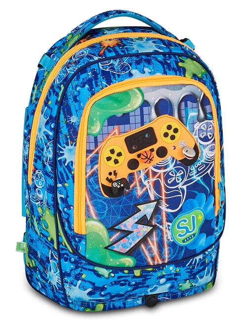 JOYFUL PINS BOY  BLUE PRINT - Backpack trolleys