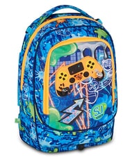 SJGANG JOYFUL PINS BOY  BLUE PRINT - Backpack trolleys - 7