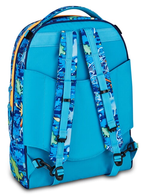 JOYFUL PINS BOY  BLUE PRINT - Backpack trolleys