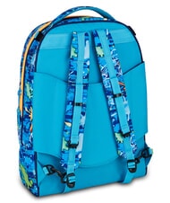 SJGANG JOYFUL PINS BOY  BLUE PRINT - Backpack trolleys - 8