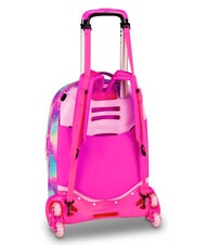 SJGANG SOFT POUCH GIRL Trolley backpack, detachable pink doll - Backpack trolleys - 5