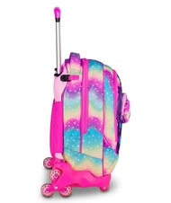 SJGANG SOFT POUCH GIRL Trolley backpack, detachable pink doll - Backpack trolleys - 6