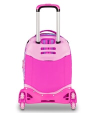 SJGANG GLOWCAT Backpack with trolley, detachable soft lilac - Backpack trolleys - 2