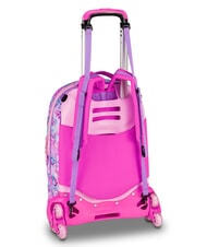 SJGANG GLOWCAT Backpack with trolley, detachable soft lilac - Backpack trolleys - 4