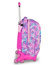 SJGANG GLOWCAT Backpack with trolley, detachable soft lilac - Backpack trolleys - 5