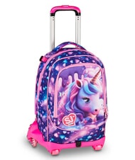 SJGANG PIXIE UNICORN Backpack with trolley, detachable chiffon - Backpack trolleys - 2