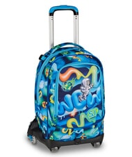 SJGANG SPACE RIDE Backpack with trolley, detachable PINENEEDLE - Backpack trolleys - 2