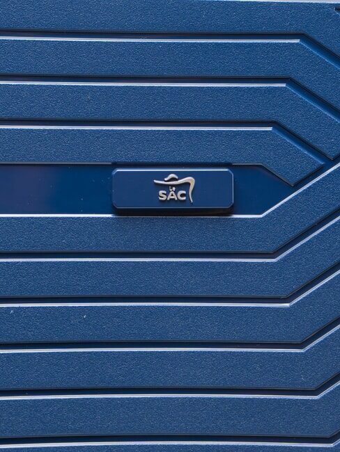 PEGASUS Large, ultra-resistant trolley navy blue - Rigid Trolley Cases