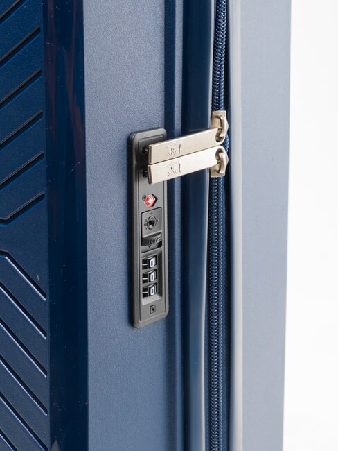 PEGASUS Large, ultra-resistant trolley navy blue - Rigid Trolley Cases