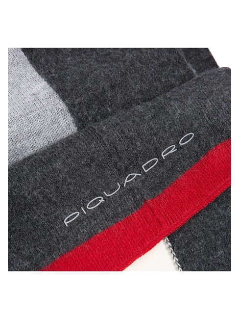 SCIARPA Striped knit scarf GREY - Scarves
