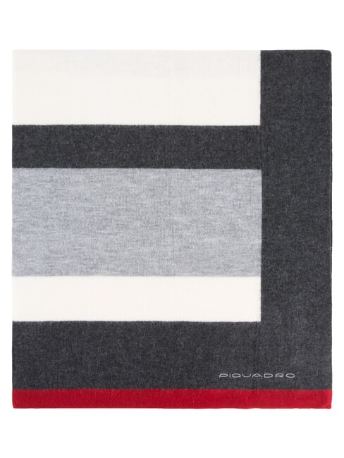 SCIARPA Striped knit scarf GREY - Scarves