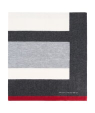 PIQUADRO SCIARPA Striped knit scarf GREY - Scarves - 3