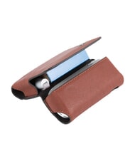 PIQUADRO BLACK SQUARE Cigarette case LEATHER - Tablet holder& Organizer - 3