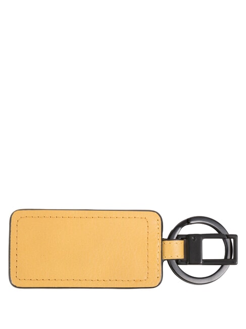 ERMES Leather keychain Yellow - Key holders